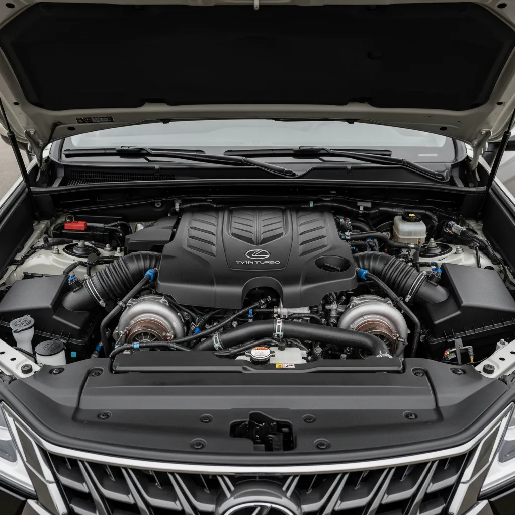 Trái tim V6 35L TwinTurbo mạnh mẽ và hiệu quả của Lexus LX600