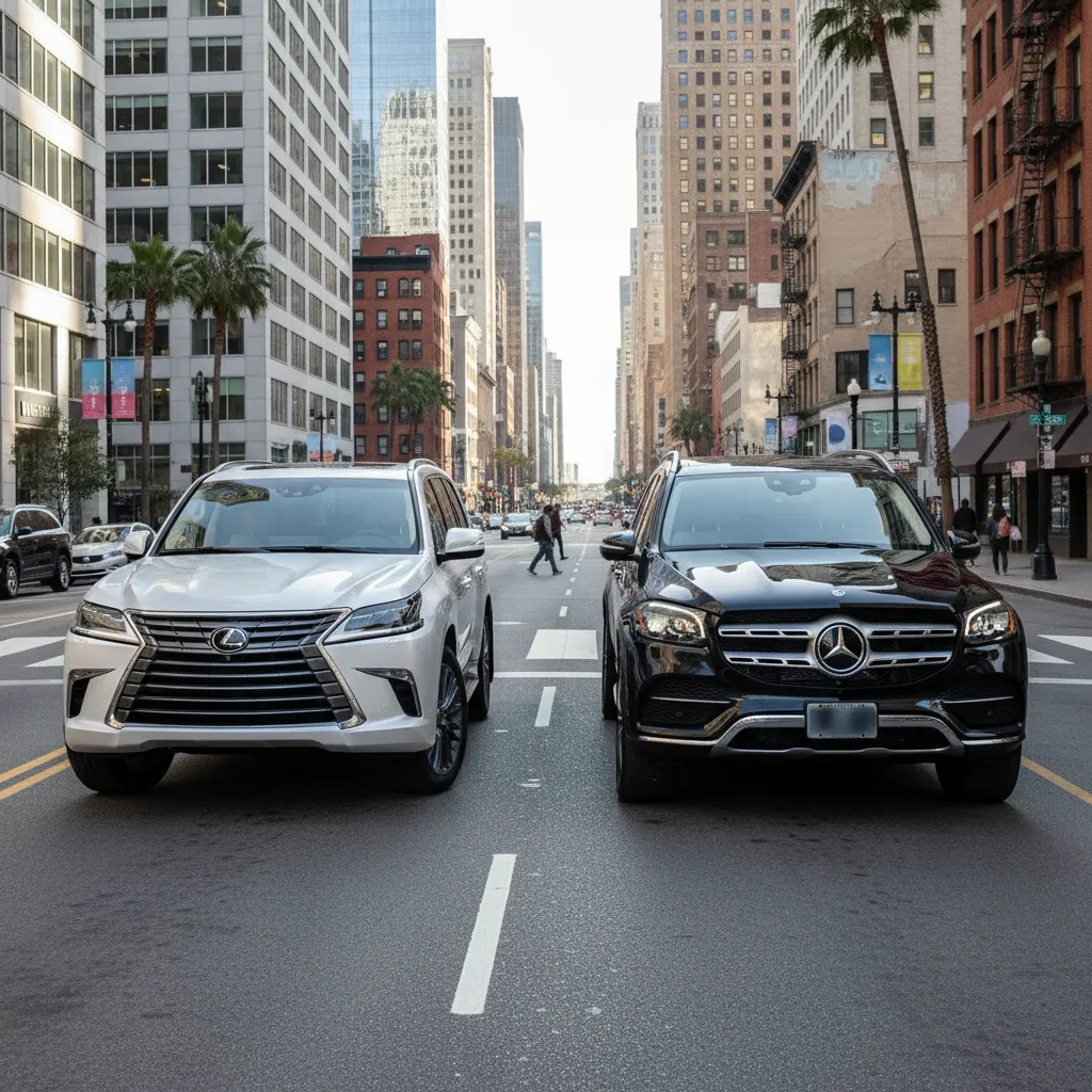 Cuộc đối đầu giữa hai triết l&yacute; thiết kế SUV hạng sang Lexus LX600 v&agrave; MercedesBenz GLS