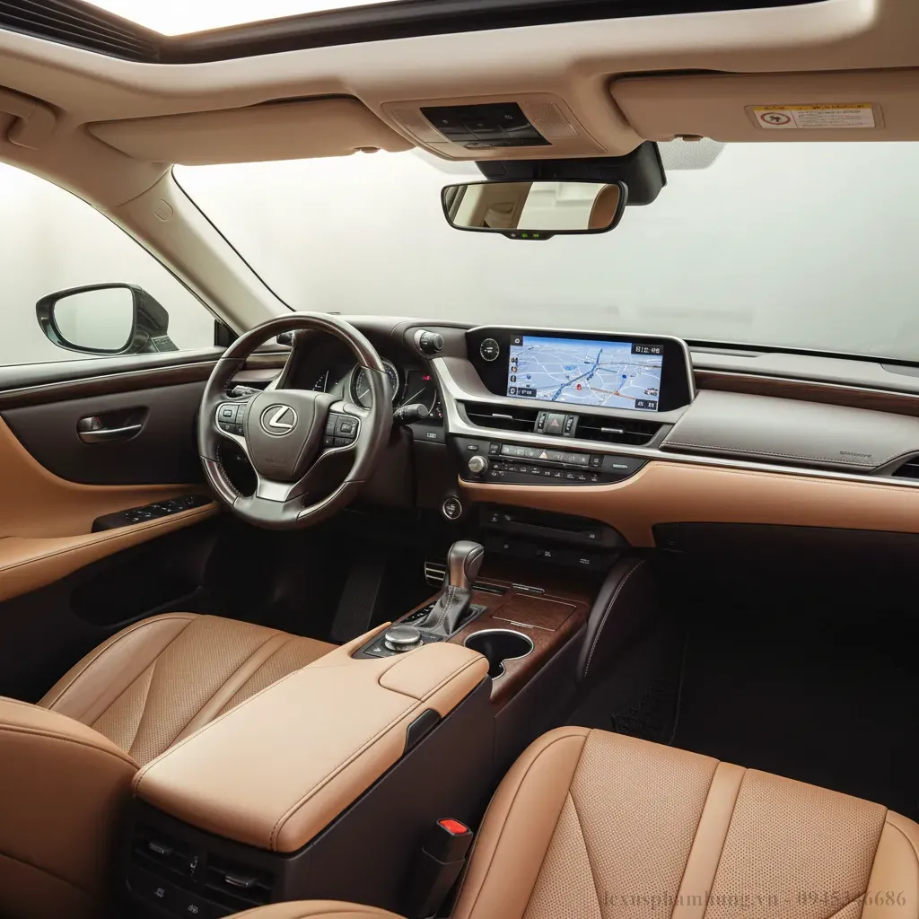 Kh&ocirc;ng gian nội thất Lexus ES 250 sang trọng v&agrave; tiện nghi bậc nhất