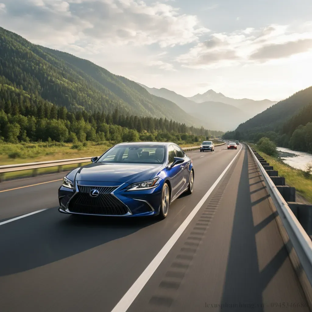 Trải nghiệm l&aacute;i &ecirc;m &aacute;i v&agrave; tĩnh lặng c&ugrave;ng Lexus ES 250