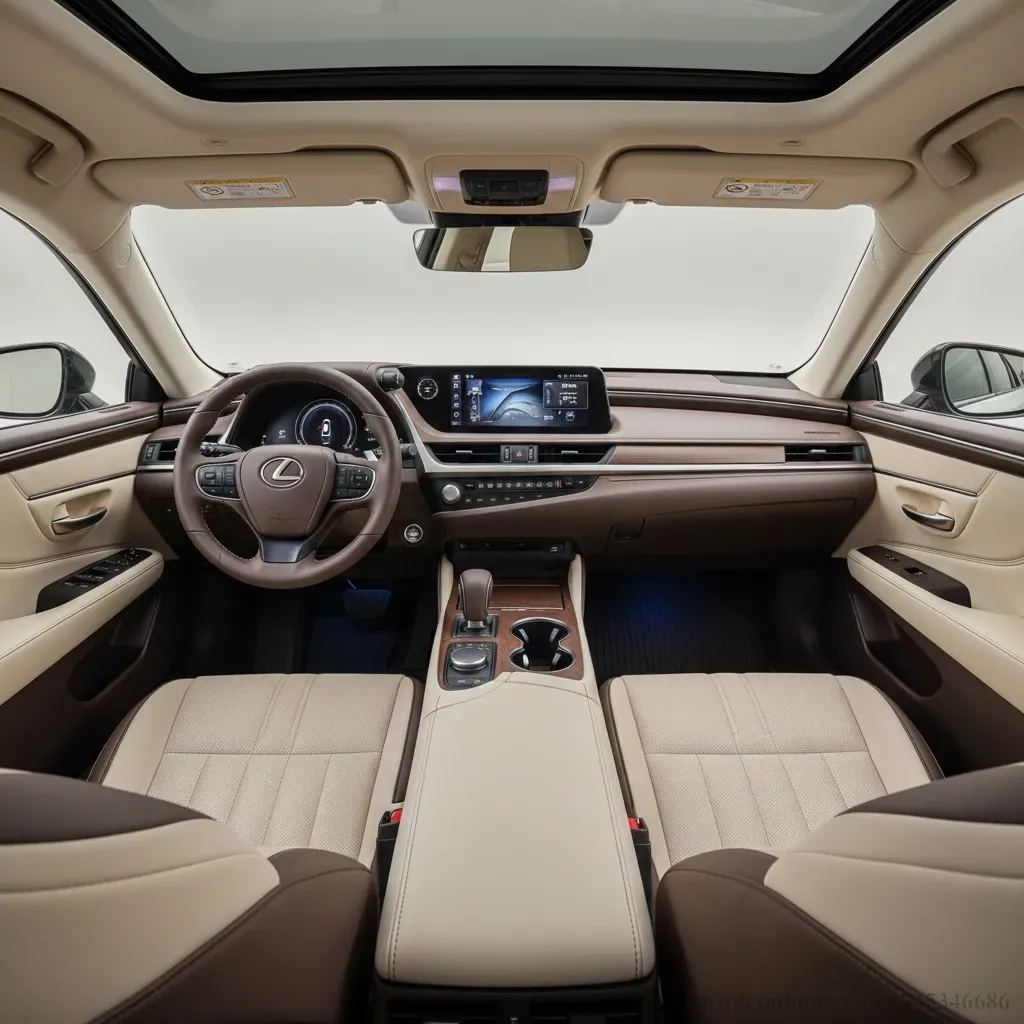 Khoang l&aacute;i Lexus ES Sự kết hợp ho&agrave;n hảo giữa c&ocirc;ng nghệ hiện đại v&agrave; vật liệu cao cấp mang đến trải nghiệm l&aacute;i đỉnh cao
