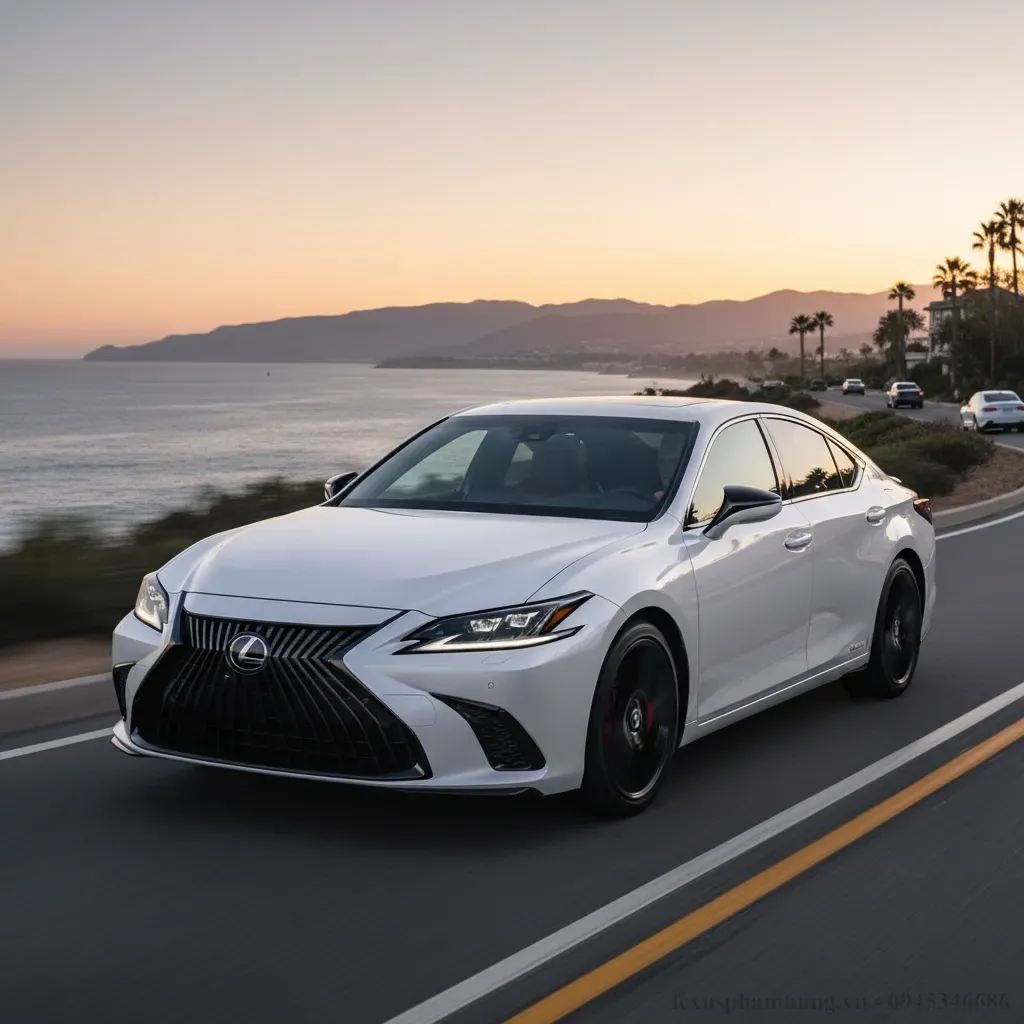 H&igrave;nh ảnh dự kiến Lexus ES F Sport 2026 với thiết kế thể thao v&agrave; đẳng cấp