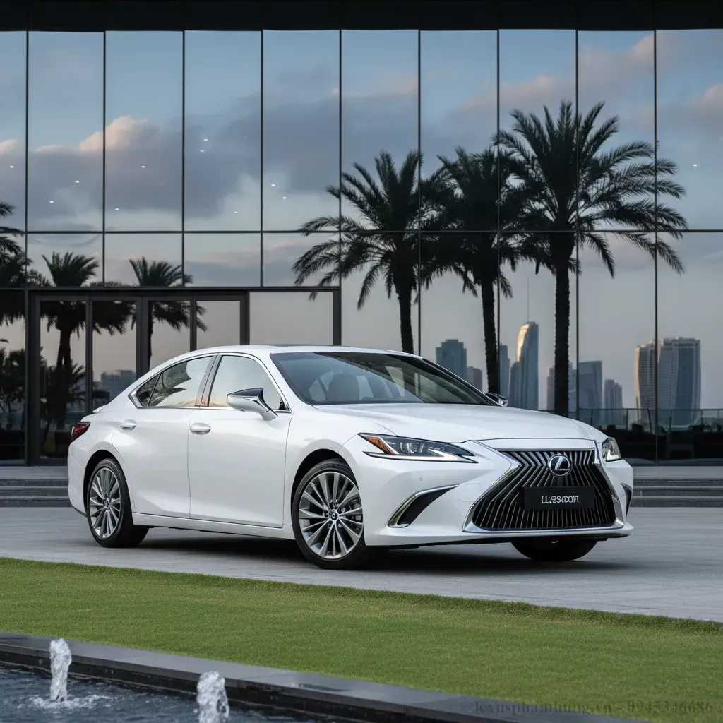 Lexus ES 250 2021 với thiết kế ngoại thất tinh tế v&agrave; sang trọng thu h&uacute;t mọi &aacute;nh nh&igrave;n