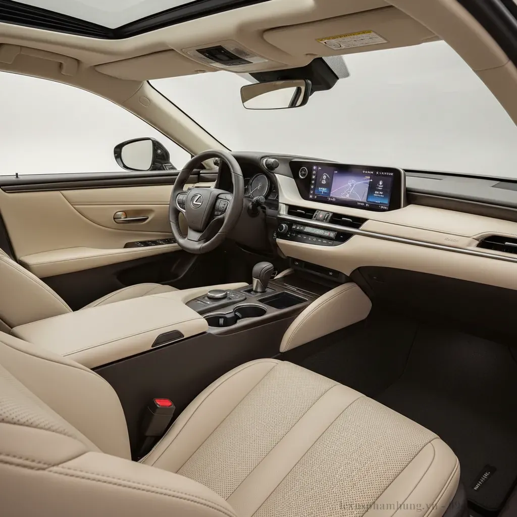 Khoang l&aacute;i Lexus ES 2026 Nơi c&ocirc;ng nghệ v&agrave; sự sang trọng h&ograve;a quyện