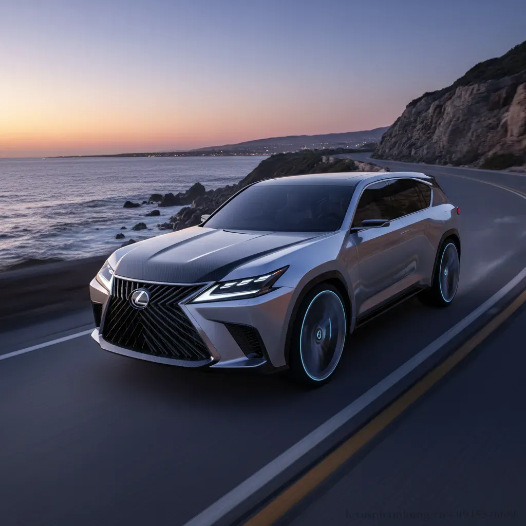 H&igrave;nh ảnh concept dự kiến của Lexus LX600 2026 với thiết kế mạnh mẽ đẳng cấp