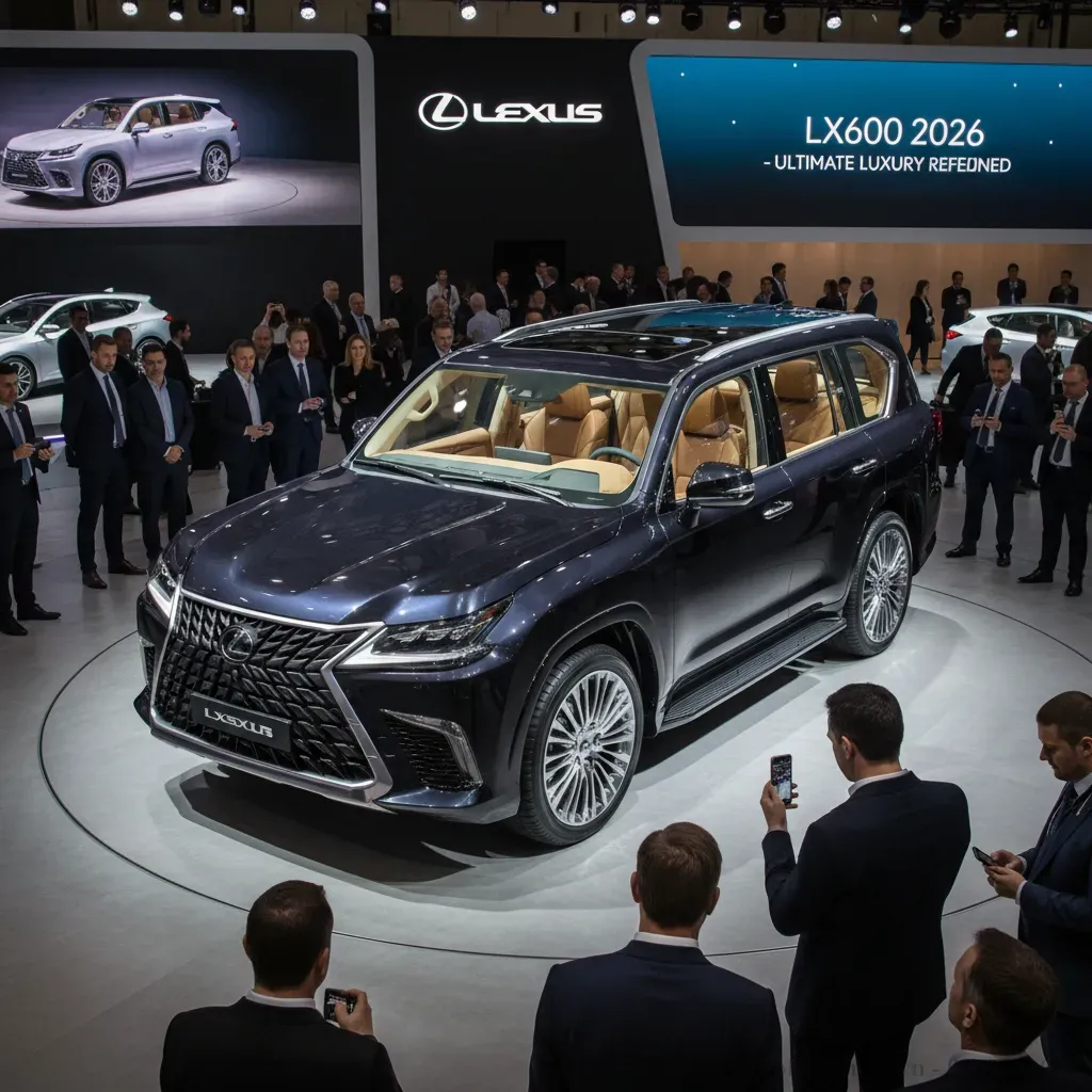 Lexus LX600 2026 sẵn s&agrave;ng ra mắt thu h&uacute;t mọi &aacute;nh nh&igrave;n tại c&aacute;c triển l&atilde;m xe hơi