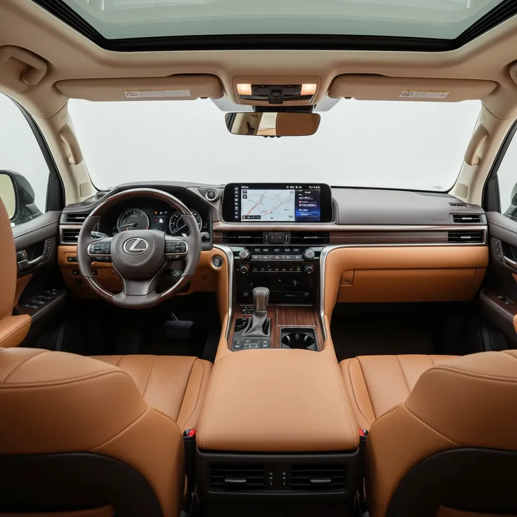 Nội thất Lexus LX600 2026 sang trọng tiện nghi v&agrave; c&ocirc;ng nghệ hiện đại