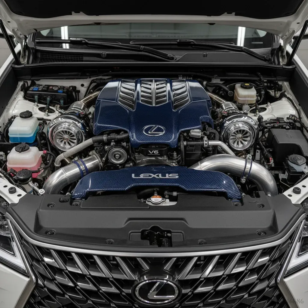 Sức mạnh vượt trội từ động cơ V6 Twinturbo của Lexus LX600 2026