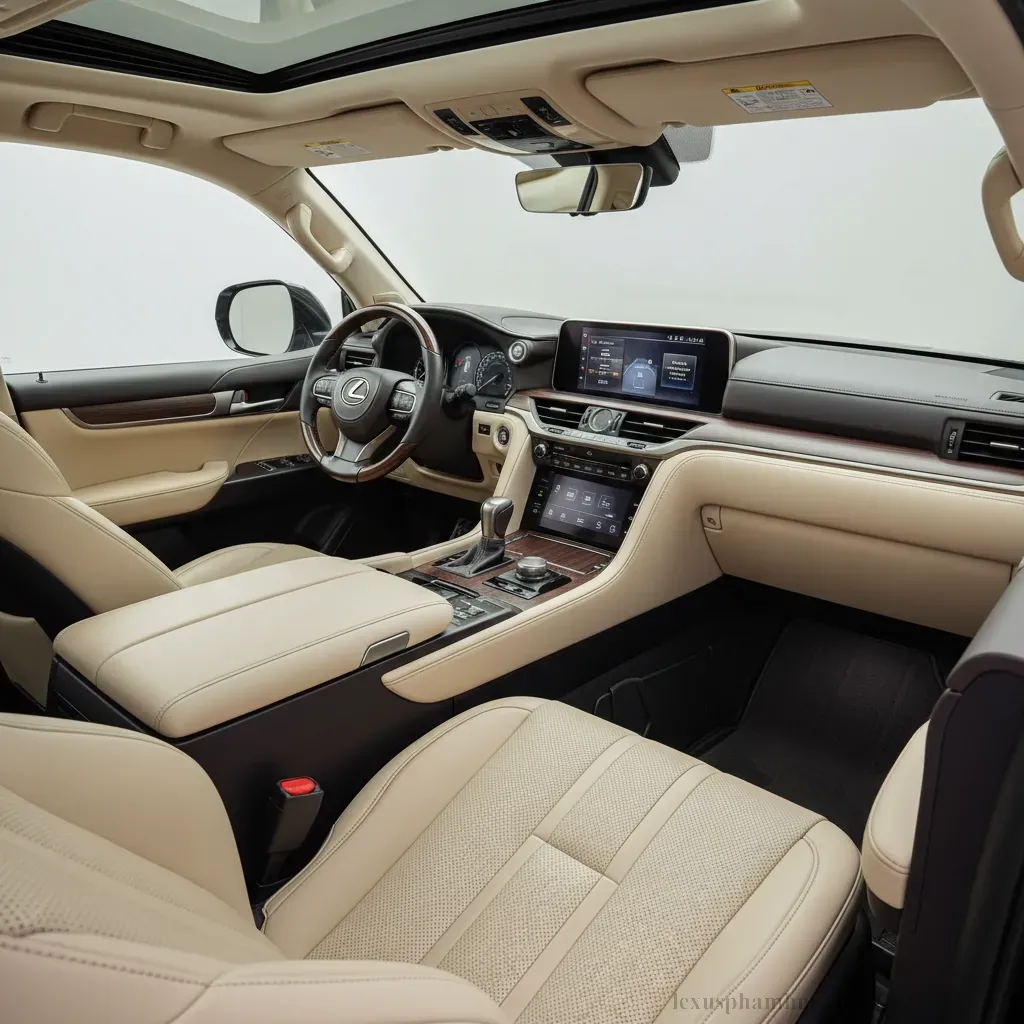 Kh&ocirc;ng gian nội thất đẳng cấp v&agrave; tiện nghi vượt trội của Lexus LX600 2026