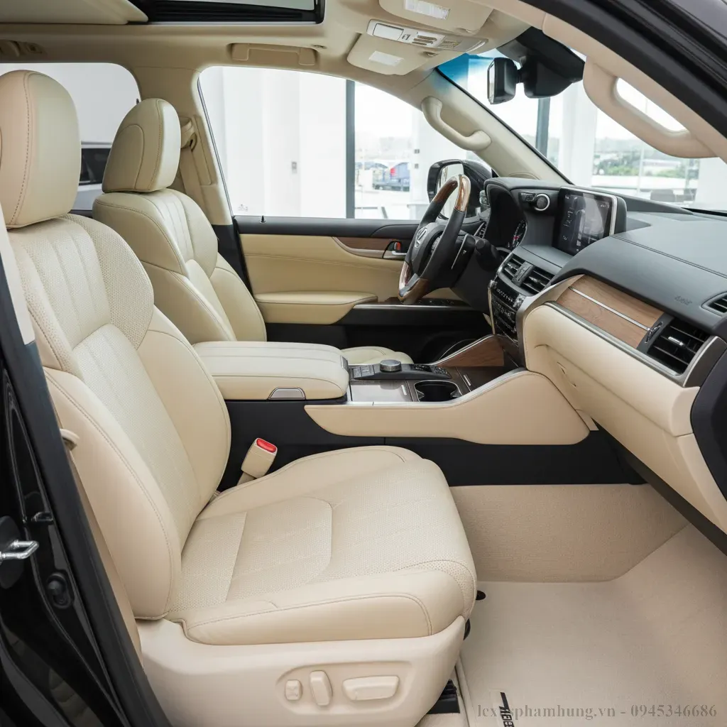 Nội thất Lexus LX600 2026 Kh&ocirc;ng gian tiện nghi v&agrave; xa hoa bậc nhất
