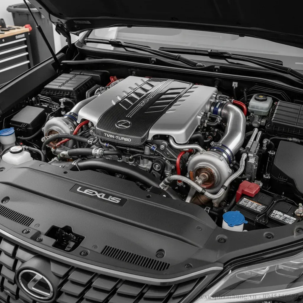 Sức mạnh vượt trội từ khối động cơ V6 tăng &aacute;p k&eacute;p của LX600 2026