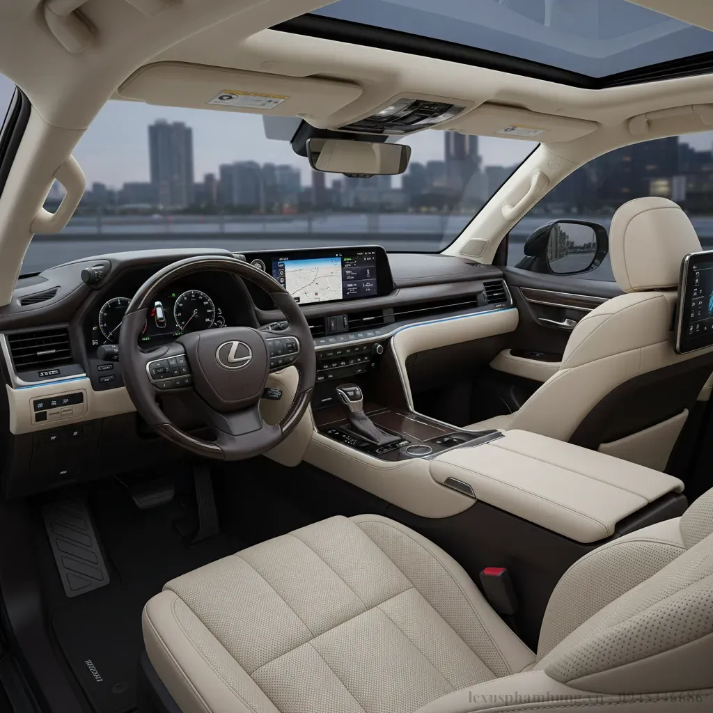 Nội thất Lexus LX600 2026  Sự kết hợp ho&agrave;n hảo giữa c&ocirc;ng nghệ v&agrave; thủ c&ocirc;ng