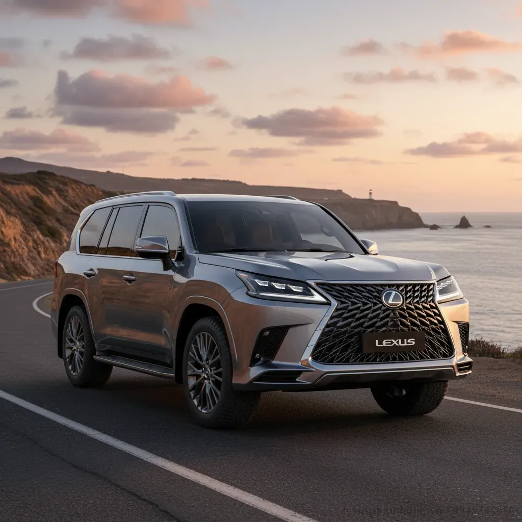Tổng thể ngoại thất Lexus LX600 2026 biểu tượng của sự sang trọng và mạnh mẽ