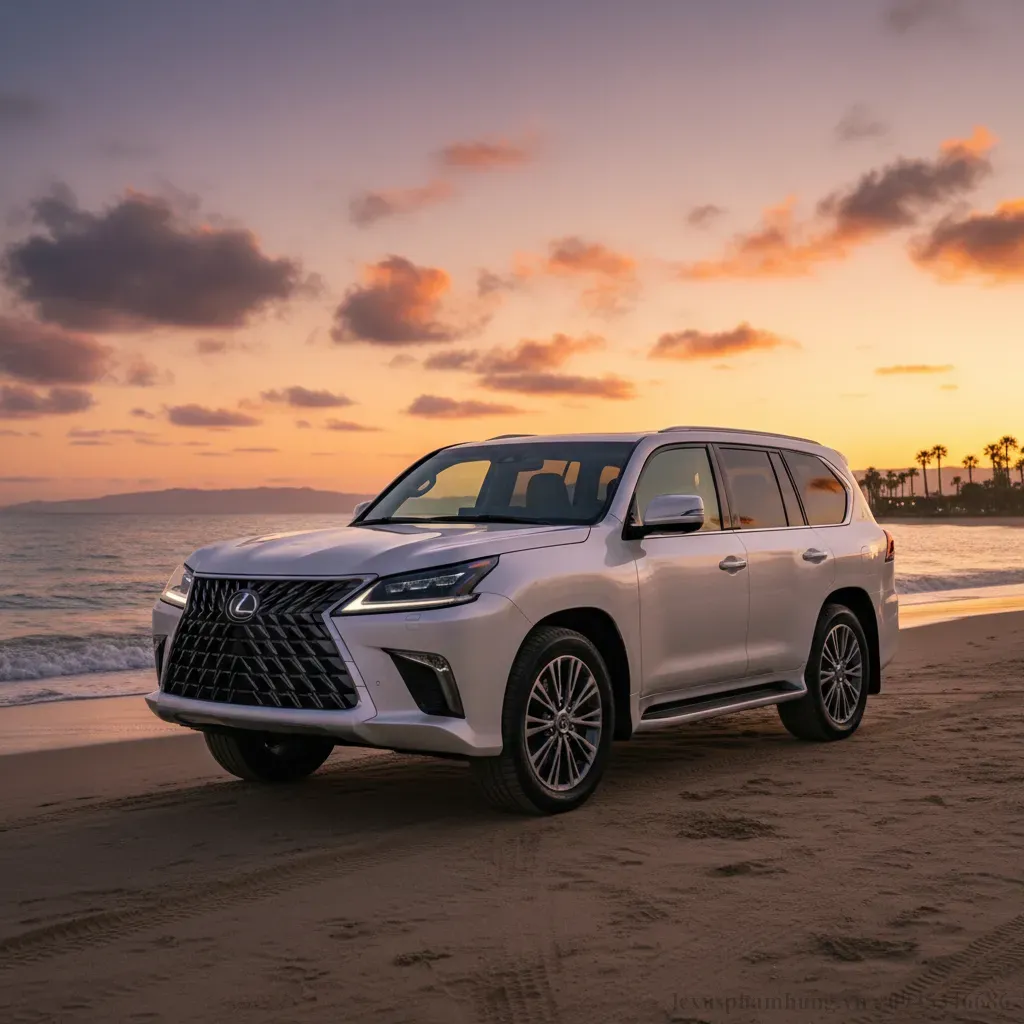 Vẻ đẹp tinh khôi của Lexus LX600 2026 màu trắng ngọc trai