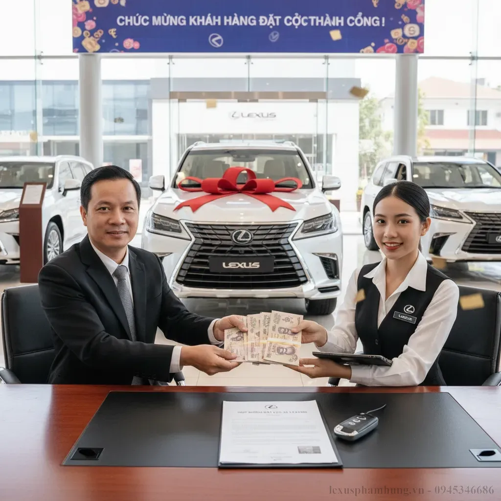 Quy trình đặt mua Lexus LX600 2026 tại đại lý chính hãng