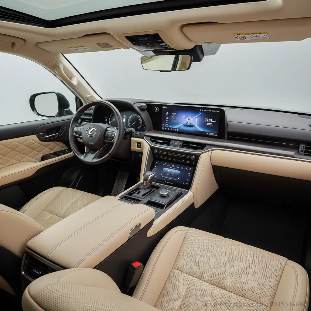 Kh&ocirc;ng gian nội thất đẳng cấp v&agrave; tiện nghi hiện đại của Lexus LX600 Mới 2026