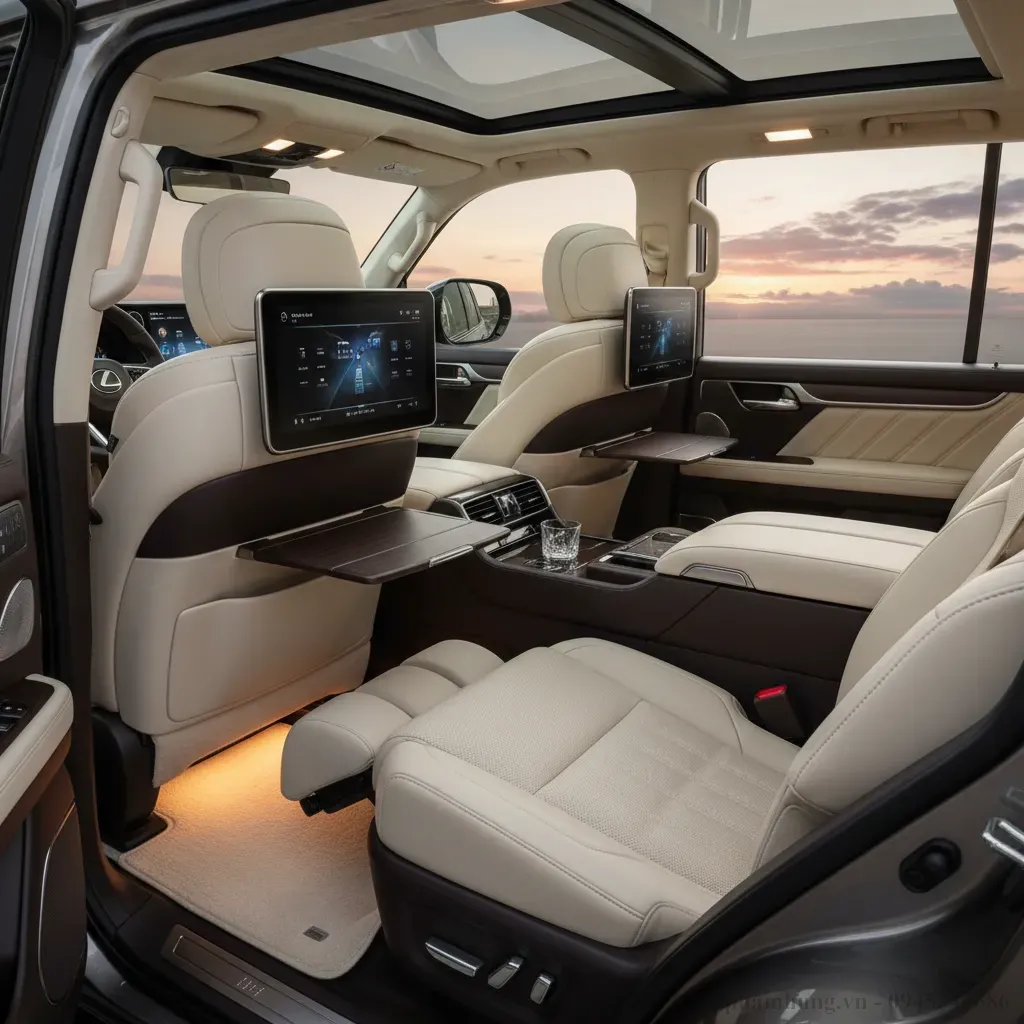 Khoang nội thất Lexus LX600 VIP 2026  Nơi đẳng cấp được định nghĩa