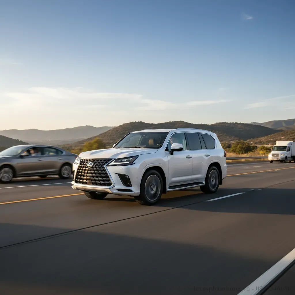 Lexus LX600 2026 thể hiện sự sang trọng v&agrave; mạnh mẽ tr&ecirc;n mọi cung đường