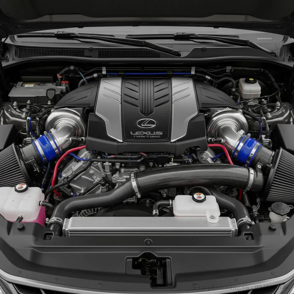 Động cơ V6 TwinTurbo 35L của Lexus LX600 2026  Mạnh mẽ v&agrave; hiệu quả