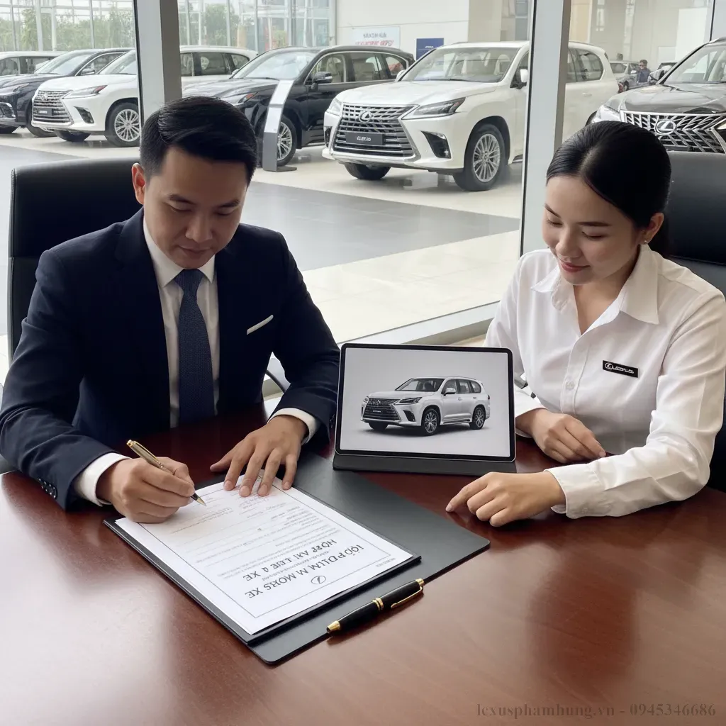 Hoàn tất thủ tục sở hữu Lexus LX600 2026 với chương trình trả góp 0