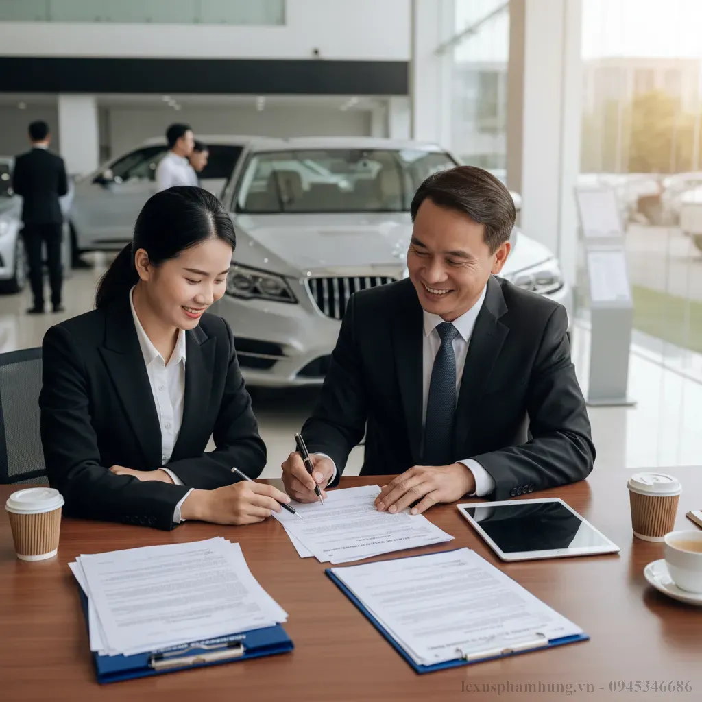 K&yacute; kết hợp đồng t&iacute;n dụng  Bước quan trọng trong thủ tục trả g&oacute;p