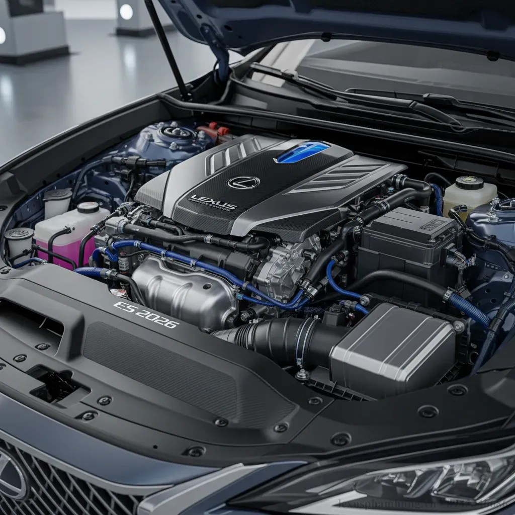 Động cơ hybrid ti&ecirc;n tiến của Lexus ES 2026 tối ưu hiệu suất v&agrave; tiết kiệm nhi&ecirc;n liệu