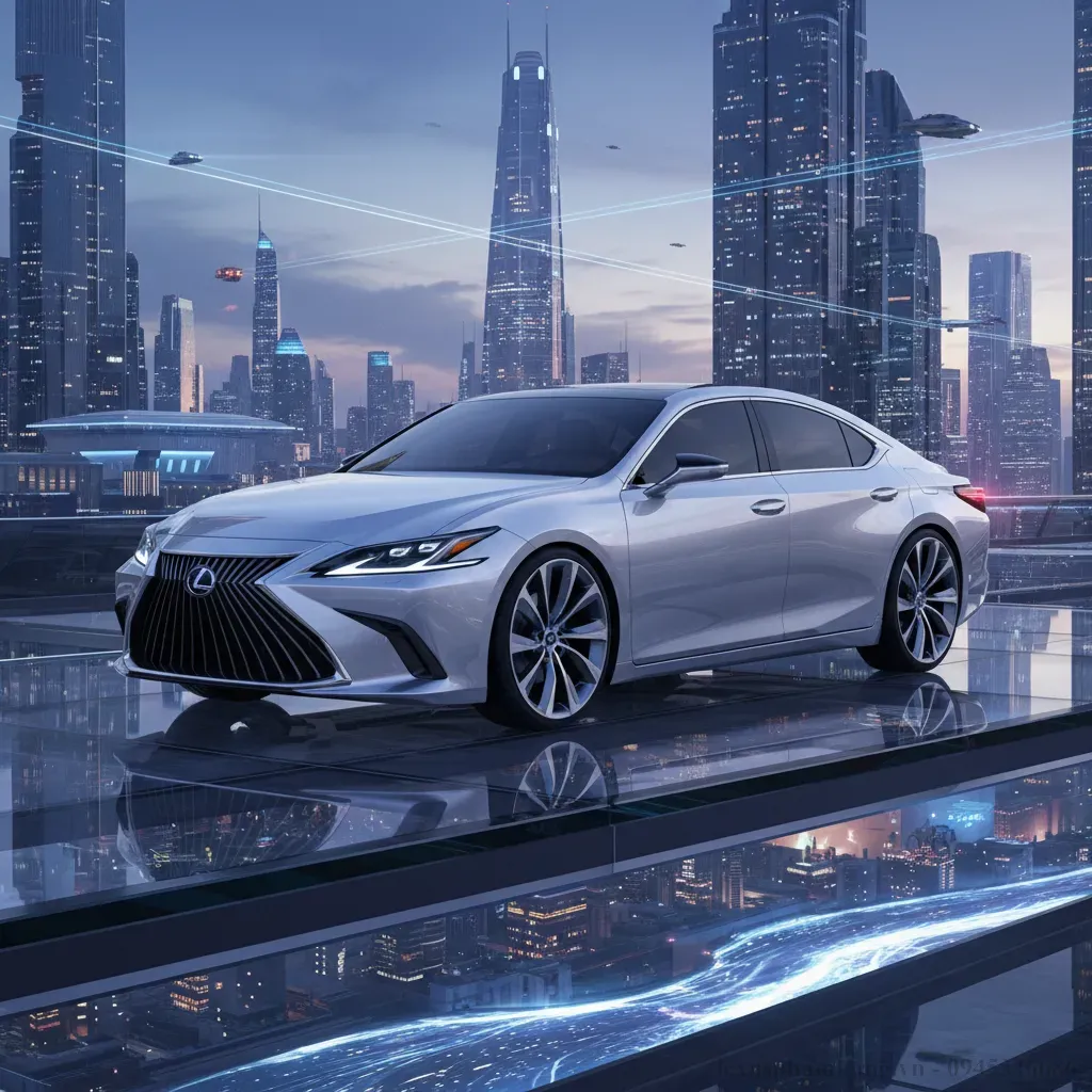 H&igrave;nh ảnh ph&aacute;c thảo mẫu Lexus ES All New 2026 với thiết kế đột ph&aacute; v&agrave; hiện đại