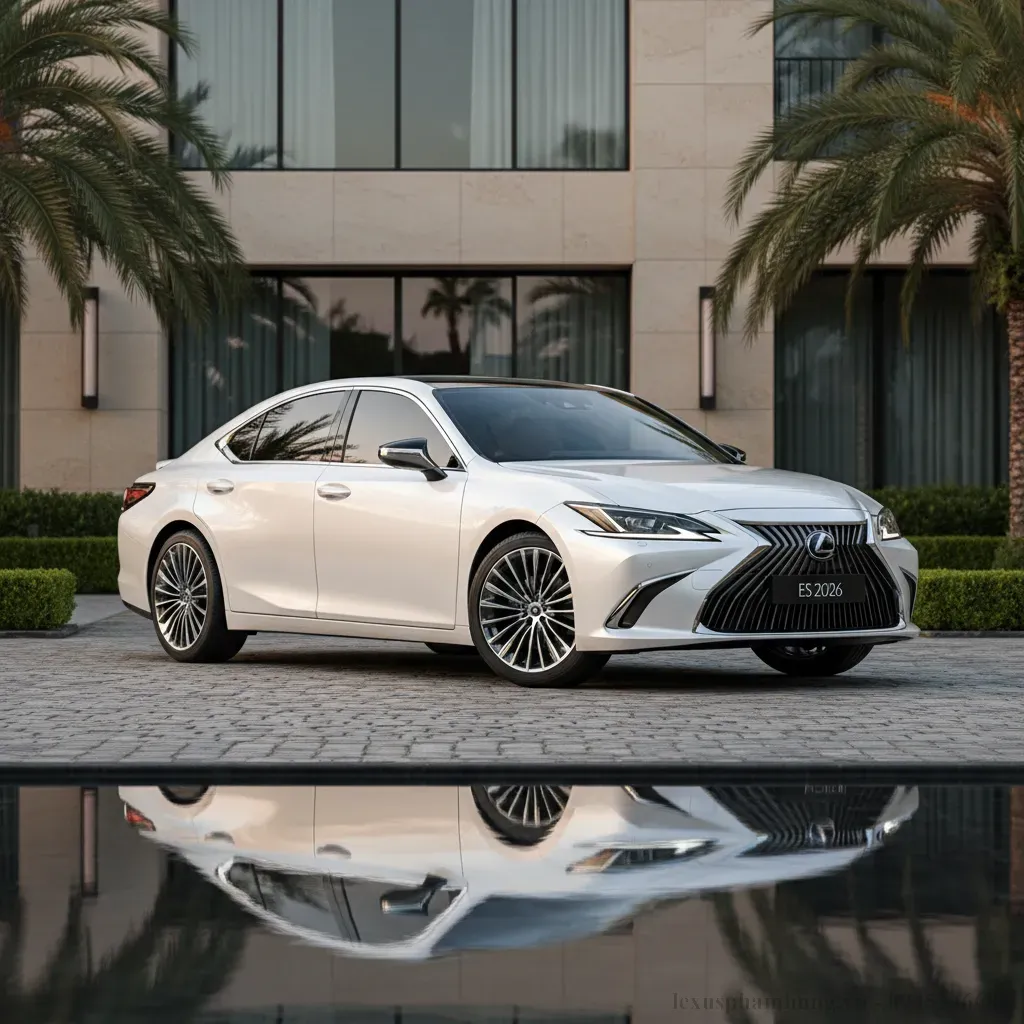 Lexus ES 2026 với thiết kế ngoại thất tinh tế và hiện đại