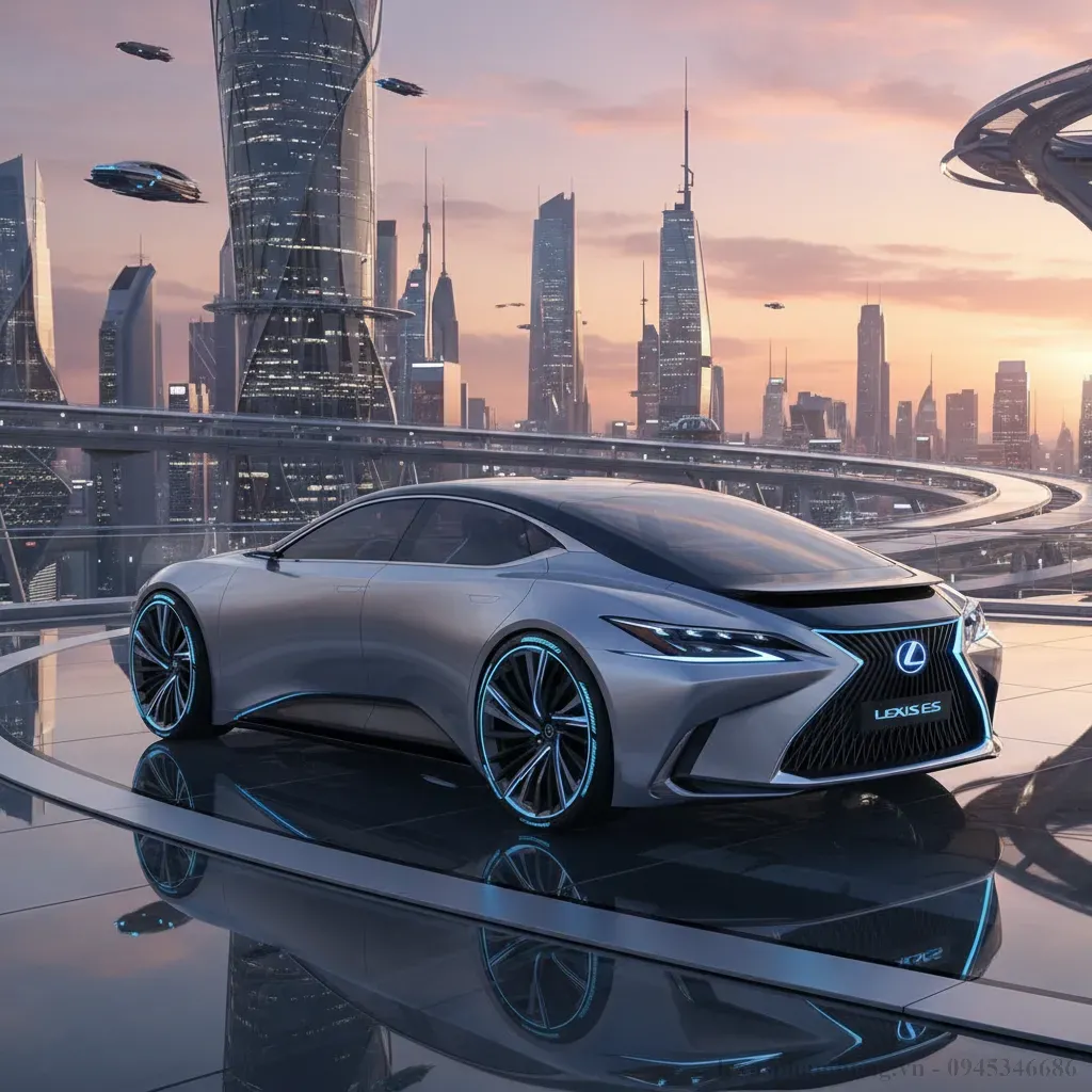 Hình ảnh minh họa concept Lexus ES thế hệ mới dự kiến ra mắt vào năm 2026
