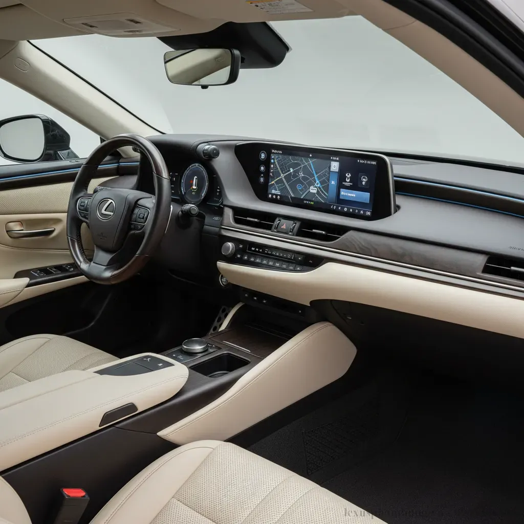 Kh&ocirc;ng gian nội thất Lexus ES 2026 tiện nghi v&agrave; c&ocirc;ng nghệ hiện đại
