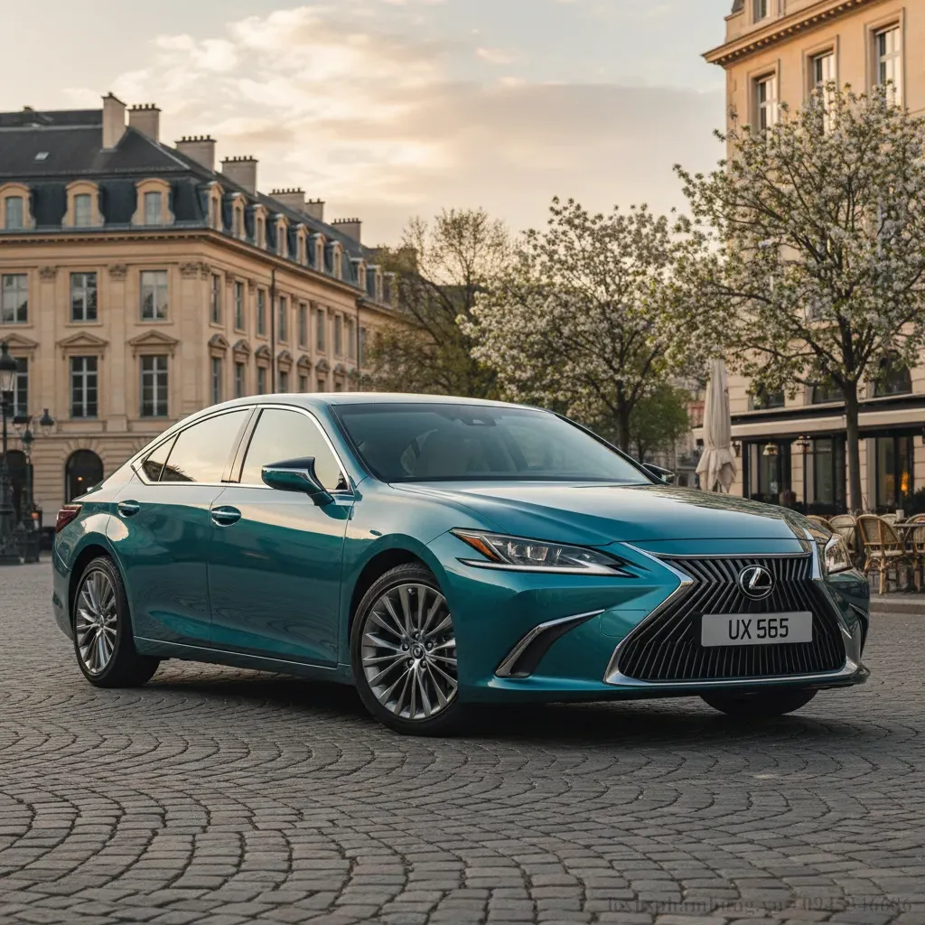 Lexus ES 250 2026 với m&agrave;u ngoại thất xanh ngọc đầy cuốn h&uacute;t