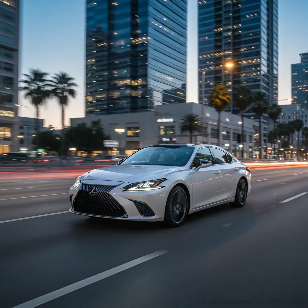 Lexus ES 250 F Sport 2026 lăn b&aacute;nh tr&ecirc;n đường phố