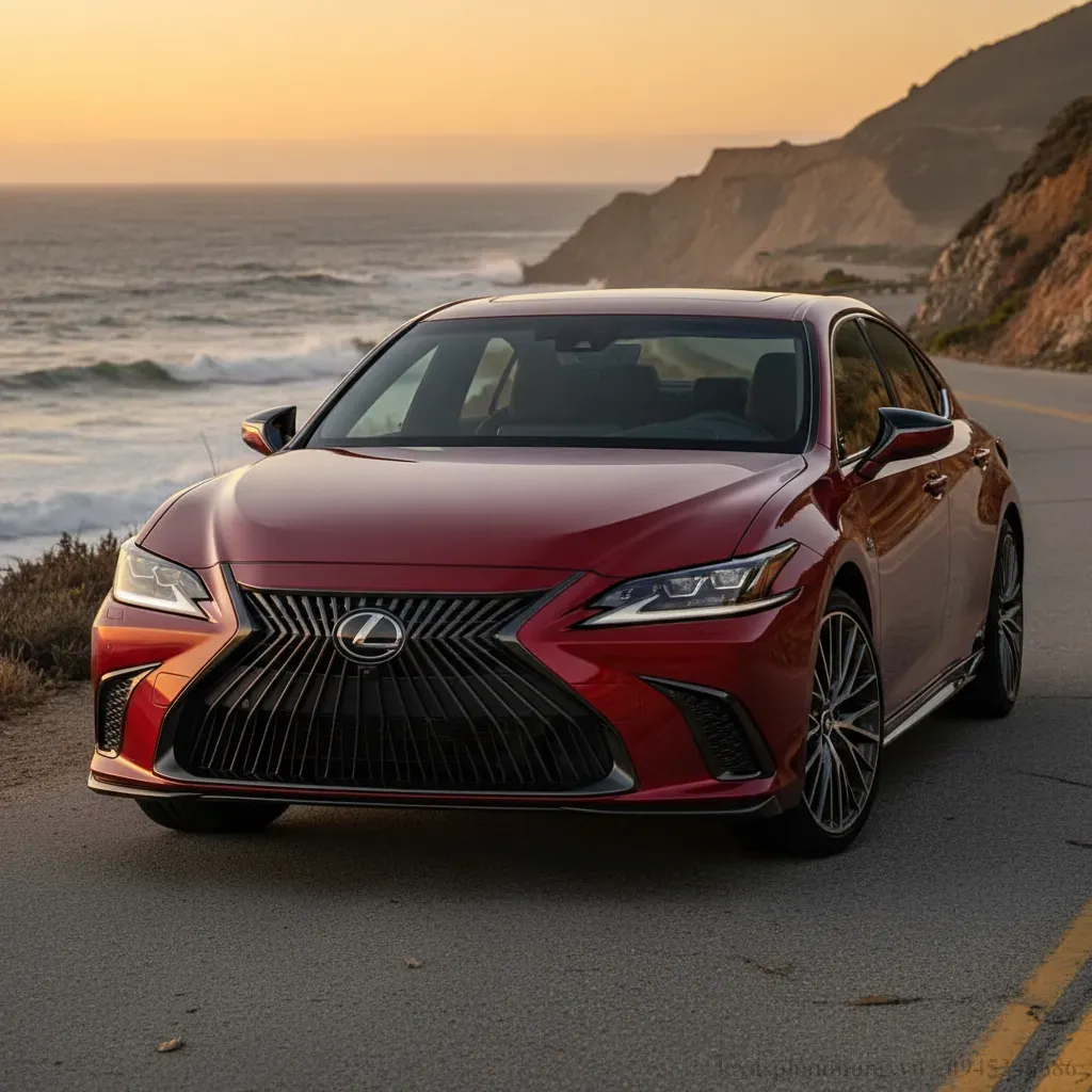 Sự kh&aacute;c biệt r&otilde; rệt trong phong c&aacute;ch ngoại thất giữa ES 250 v&agrave; ES 250 F Sport 2026
