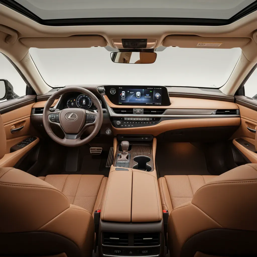 Khoang l&aacute;i hiện đại v&agrave; tiện nghi của Lexus ES 2026