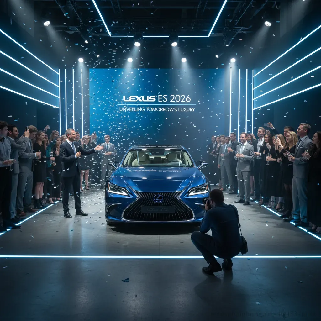 Sự kiện ra mắt Lexus ES 2026 được mong đợi sẽ diễn ra hoành tráng