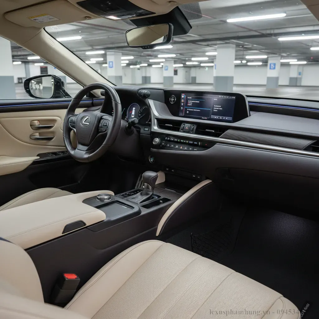 Nội thất Lexus ES 2026 hứa hẹn sẽ l&agrave; sự kết hợp ho&agrave;n hảo giữa sang trọng v&agrave; c&ocirc;ng nghệ