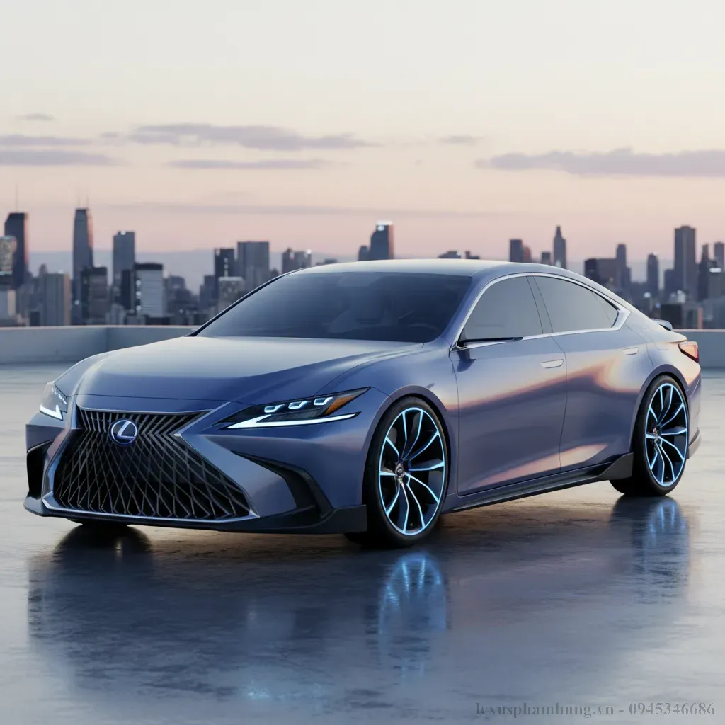 H&igrave;nh ảnh minh họa Lexus ES 2026 với thiết kế hiện đại v&agrave; sang trọng