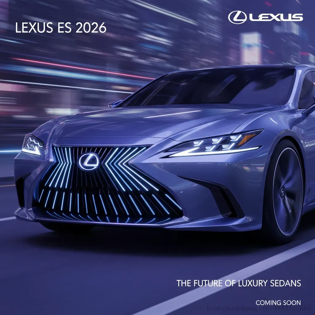 Lexus ES 2026 hứa hẹn mang đến diện mạo ho&agrave;n to&agrave;n mới