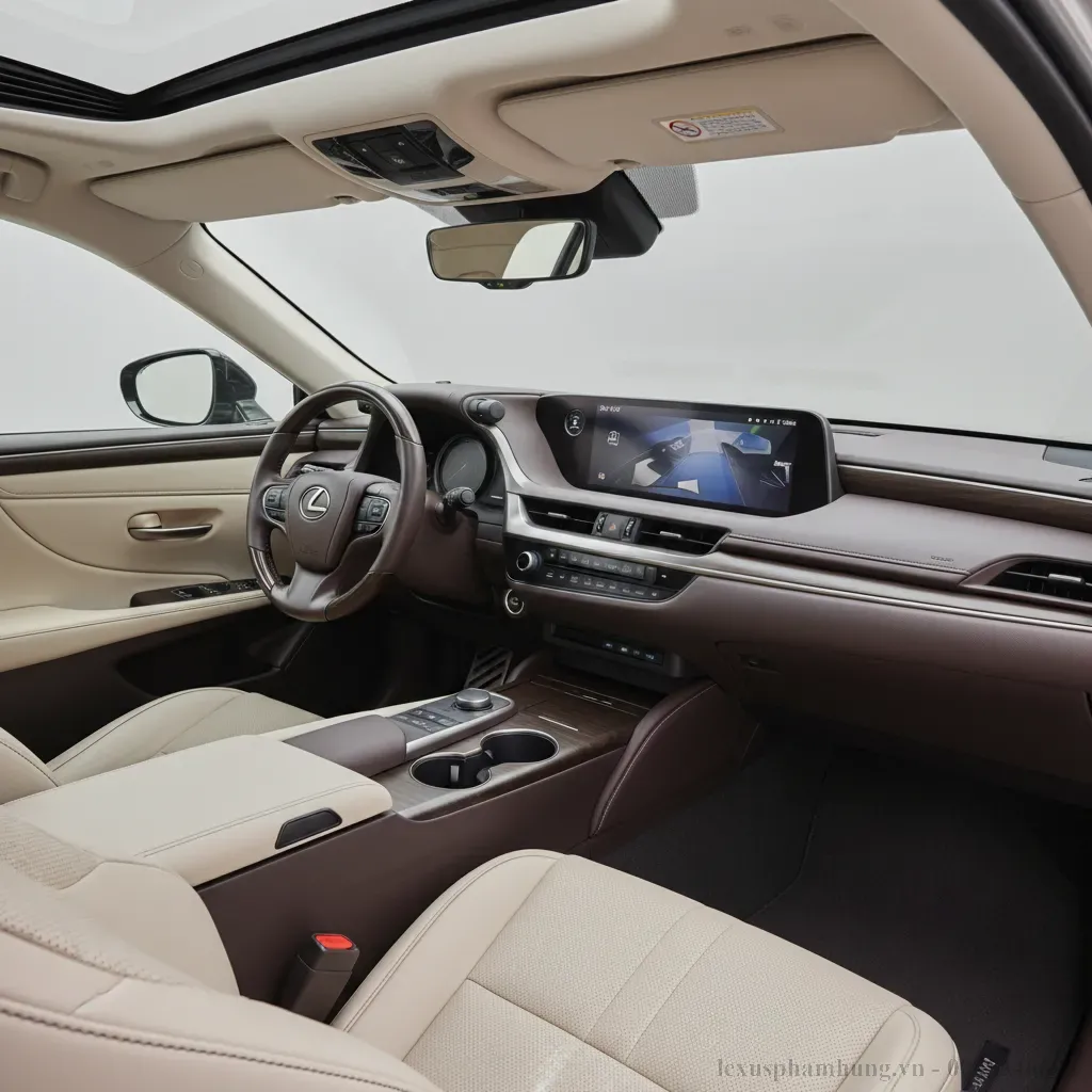 Nội thất sang trọng v&agrave; c&ocirc;ng nghệ hiện đại tr&ecirc;n Lexus ES 2026