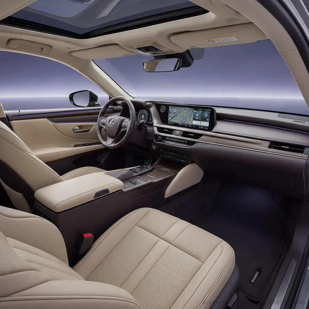 Khoang nội thất Lexus ES 2026 hứa hẹn sẽ mang lại sự sang trọng v&agrave; tiện nghi tối đa cho h&agrave;nh kh&aacute;ch