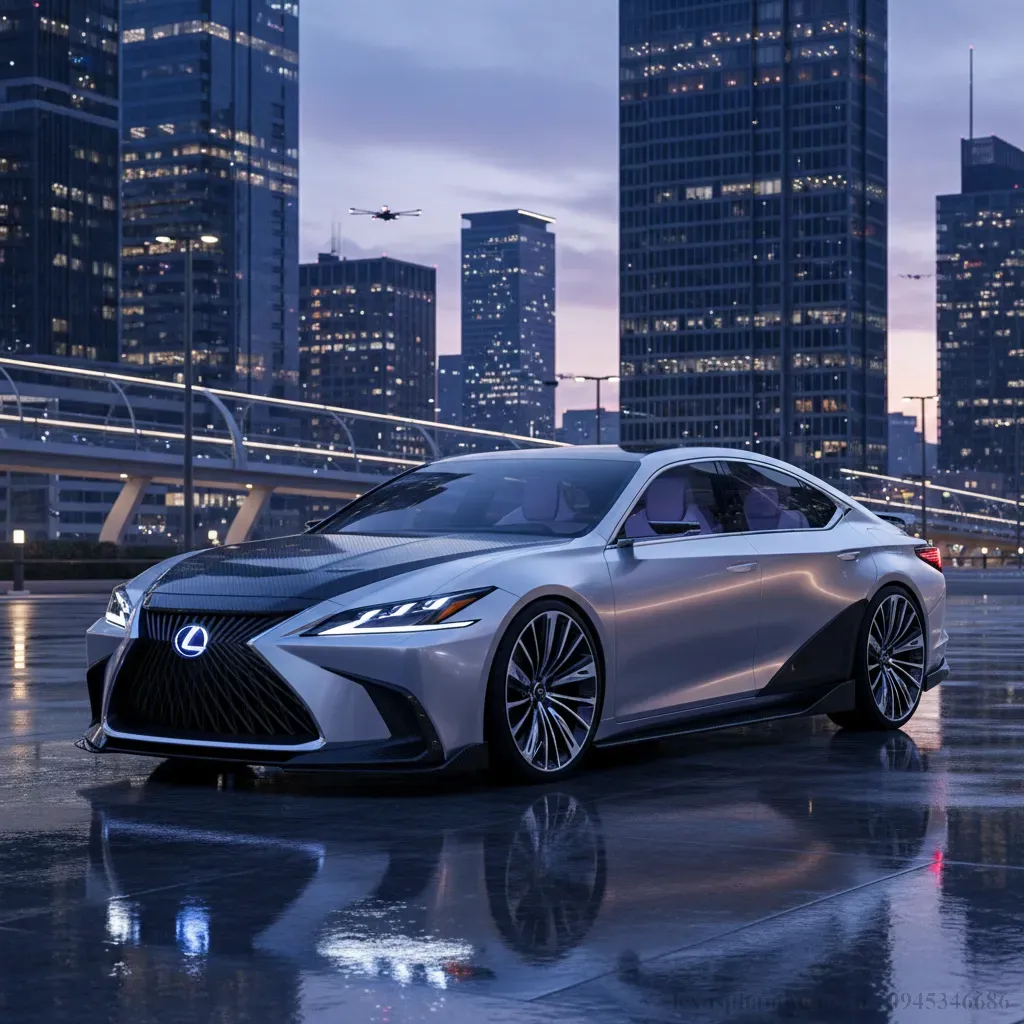 Mẫu xe Lexus ES 2026 concept với thiết kế ngoại thất hiện đại và sang trọng