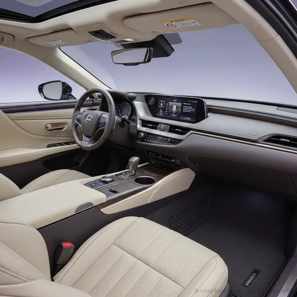 Khoang l&aacute;i Lexus ES 2026 với thiết kế tập trung v&agrave;o sự thoải m&aacute;i v&agrave; c&ocirc;ng nghệ