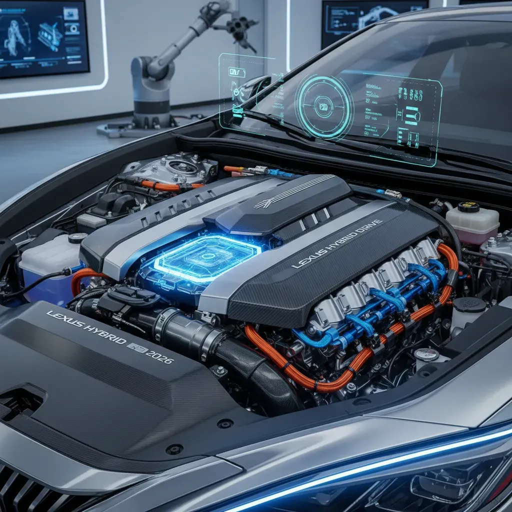 Hệ thống động cơ Hybrid tiên tiến hiệu quả trên Lexus ES 2026