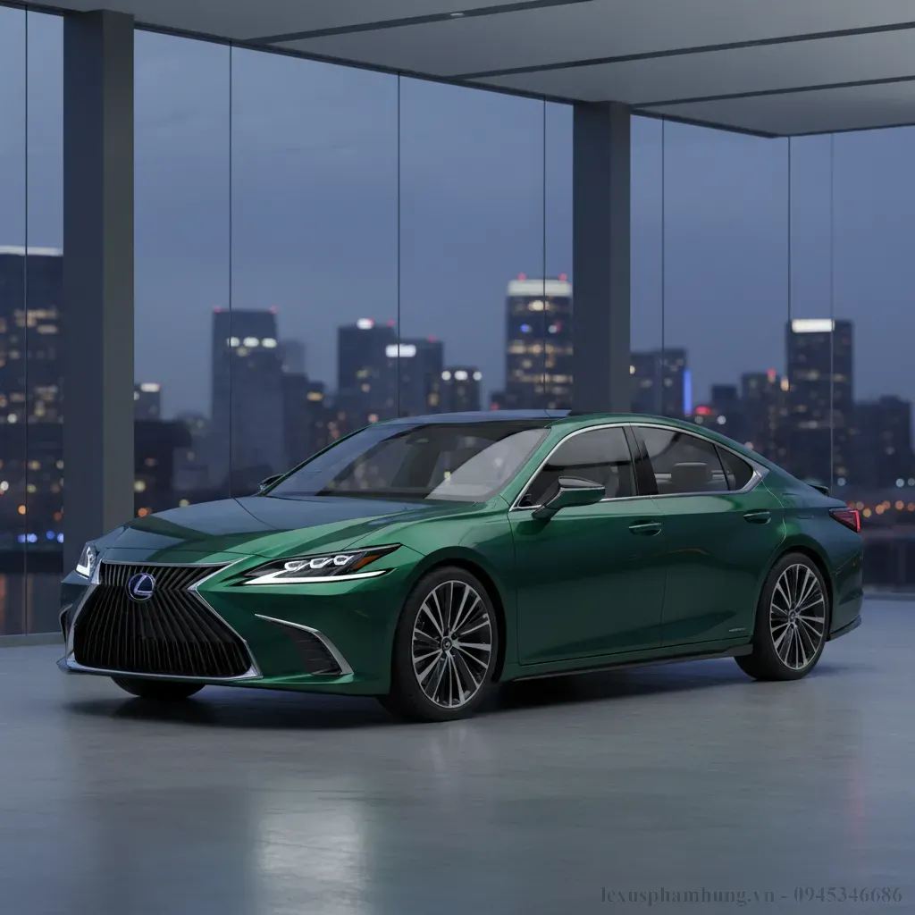 Lexus ES 2026 với thiết kế ngoại thất tinh tế sang trọng và đậm chất tương lai