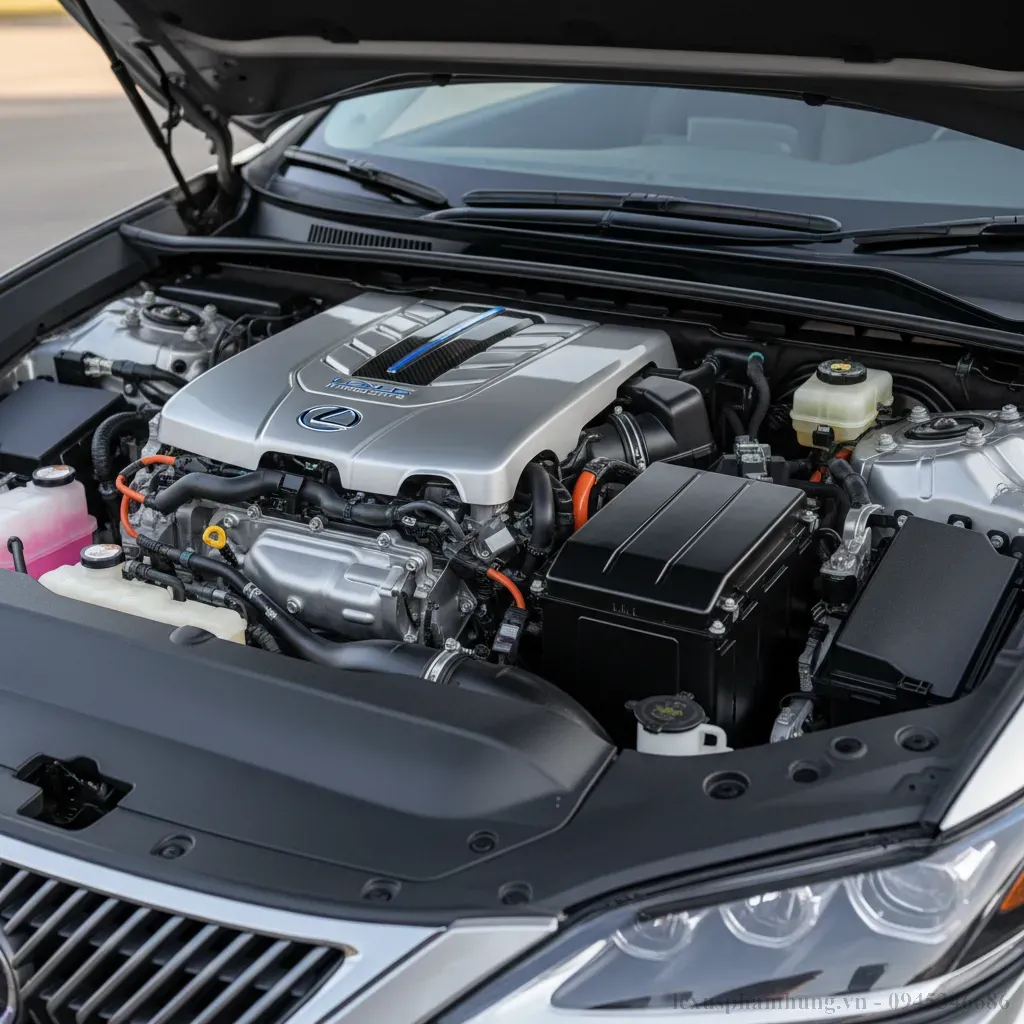 C&ocirc;ng nghệ động cơ hybrid ti&ecirc;n tiến gi&uacute;p Lexus ES 2026 tối ưu ti&ecirc;u hao nhi&ecirc;n liệu