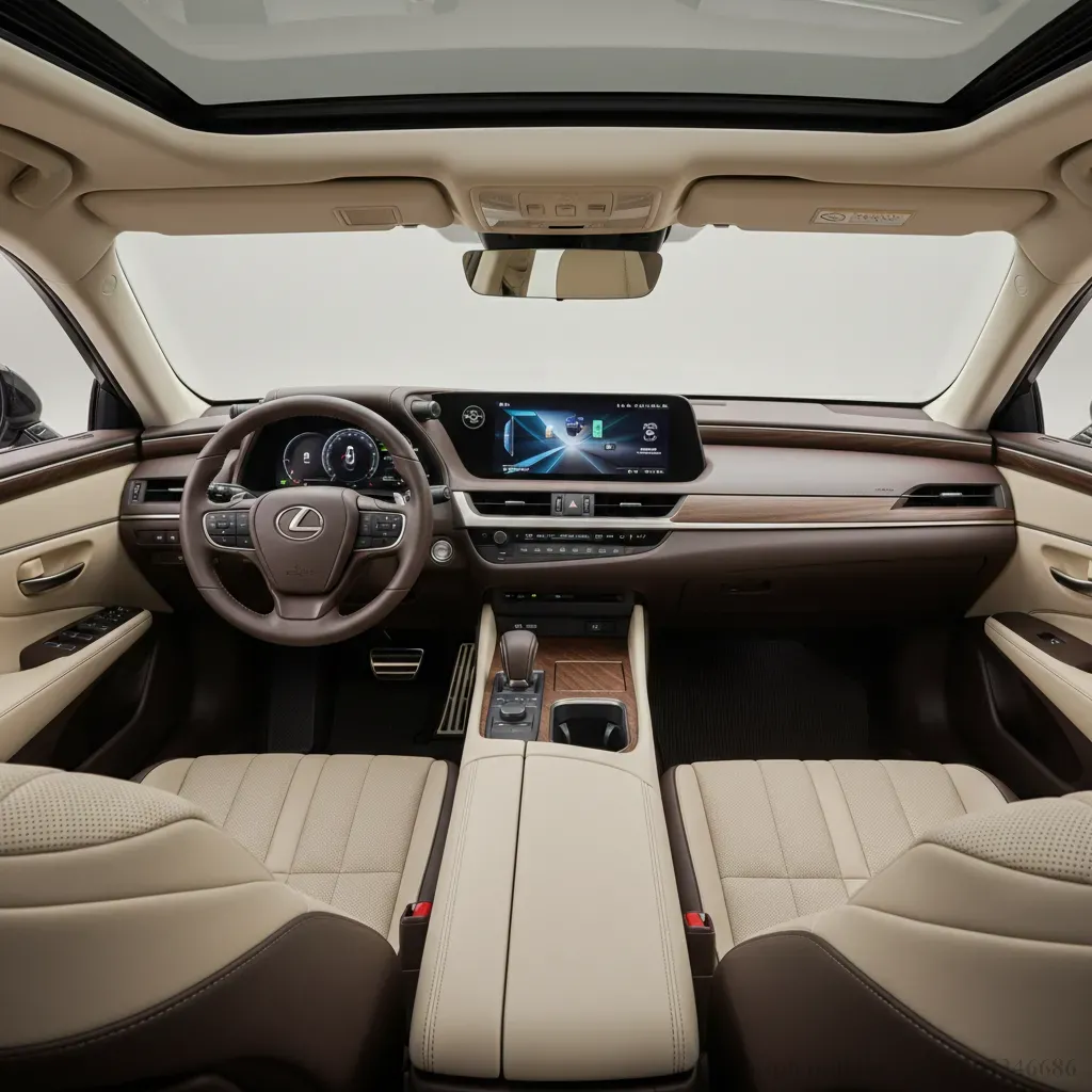 Nội thất Lexus ES 2026 hứa hẹn mang đến không gian sang trọng và tiện nghi tối đa