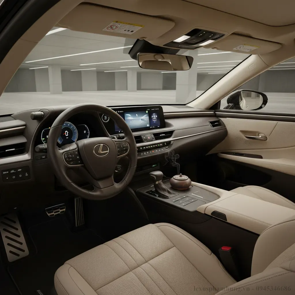 Lexus ES 2026 Kh&ocirc;ng gian nội thất đẳng cấp v&agrave; tĩnh lặng nơi sự y&ecirc;n tĩnh được đề cao