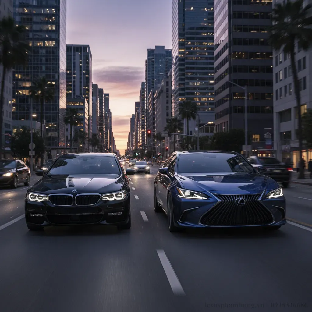Lexus ES 2026 và BMW 5 Series hai biểu tượng của phân khúc sedan hạng sang sẵn sàng cho cuộc đối đầu