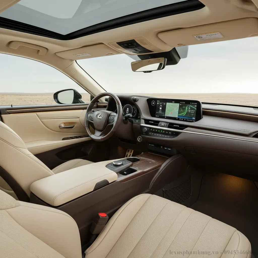 Không gian nội thất sang trọng và tiện nghi của Lexus ES 2026 phiên bản Luxury