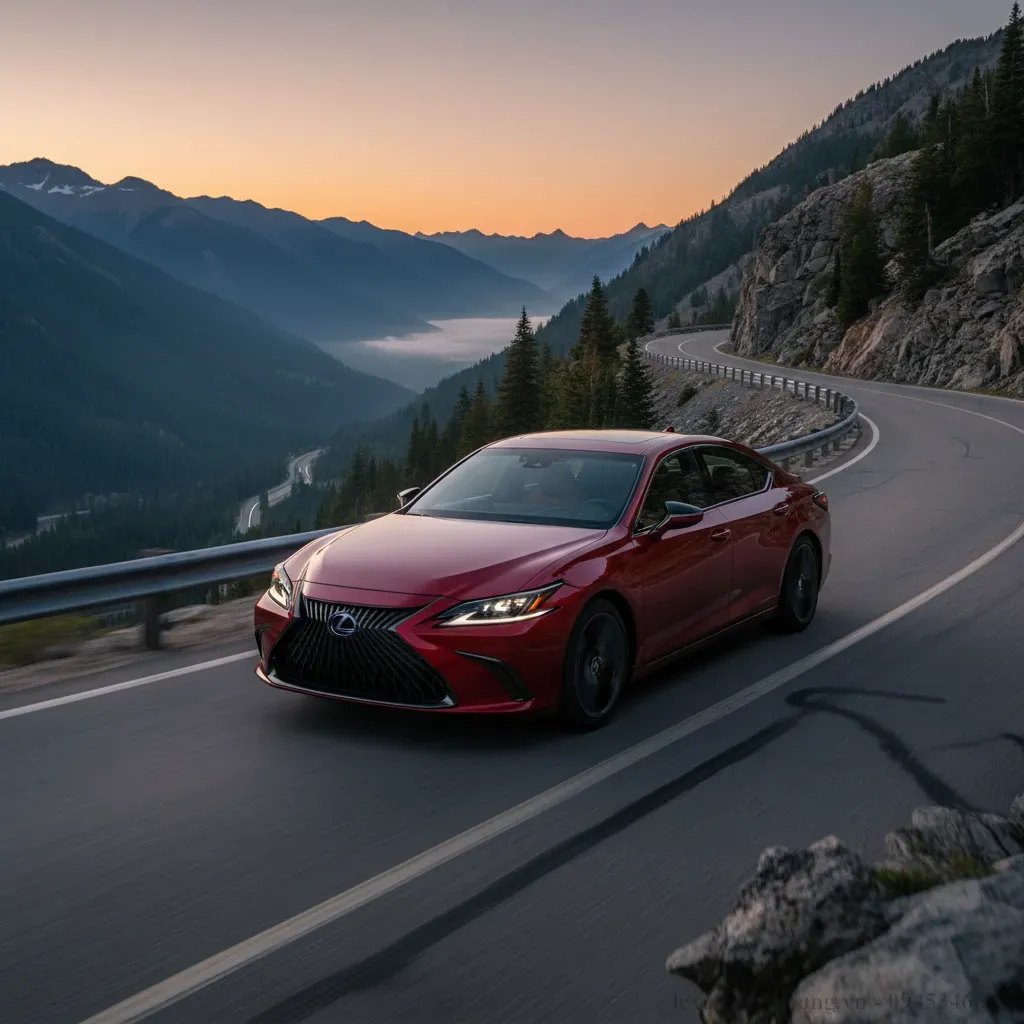 Lexus ES 2026 F Sport với thiết kế thể thao và hiệu suất mạnh mẽ